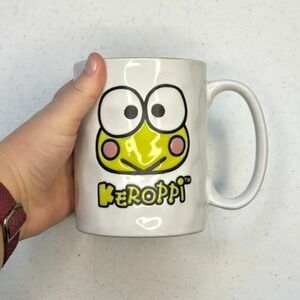 Sanrio Double Sided Keroppi Mug Green Interior 17 Oz Hello Kitty